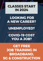 Looking for a new career? Get free training.